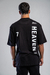T-shirt Oversized Brand Preto na internet