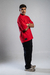 T-shirt Oversized Brand Vermelho - Just Heaven Clothing