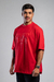T-shirt Oversized JH Cross Vermelho - Just Heaven Clothing