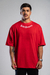 T-shirt Oversized Lazy Vermelho - Just Heaven Clothing