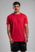 T-shirt Longline Premium Soft Touch Vermelho