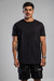T-shirt Longline Premium Soft Touch Preto