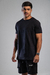 T-shirt Longline Premium Soft Touch Preto - comprar online