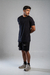 T-shirt Longline Premium Soft Touch Preto - Just Heaven Clothing