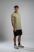 T-shirt Longline Premium Soft Touch Verde - Just Heaven Clothing
