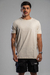 T-shirt Longline Premium Soft Touch Marfim