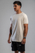 T-shirt Longline Premium Soft Touch Marfim - comprar online