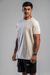 T-shirt Longline Premium Soft Touch Marfim na internet