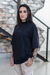 T-shirt Oversized Basic Just Heaven Preto na internet