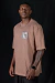 T-shirt Oversized Basic Premium Patch Argila - comprar online