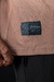T-shirt Oversized Basic Premium Patch Argila - Just Heaven Clothing