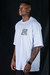 T-shirt Oversized Basic Premium Patch Branco - comprar online
