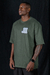 T-shirt Oversized Basic Premium Patch Mata Verde - comprar online