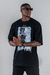 T-shirt Oversized Have Faith Just Heaven Preto na internet