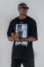 T-shirt Oversized Have Faith Just Heaven Preto na internet