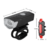 Kit Lanterna + Farol Bike Recarregável Resistente Água - loja online