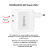 Carregador Turbo 40W Duplo USB-C Com Cabo Lightning - HS-515i - comprar online