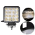 Farol Milha 16 Led 48w 12v Quadrado Off-road 6000k Wbcom na internet