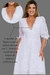 Vestido Branco Lese Midi com Bordado Manual - loja online