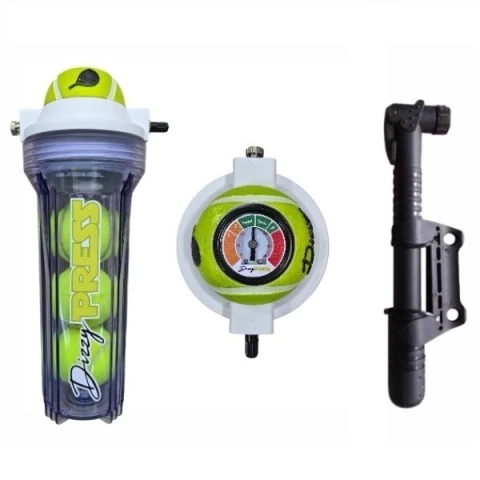 PRESURIZADOR DE PELOTAS DIZZYPRESS CON INFLADOR