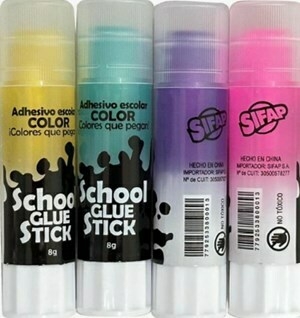 PEGAMENTO EN BARRA SIFAP COLOR FLUO