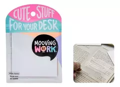 NOTAS ADHESIVAS MOOVING TRASLÚCIDAS