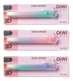 GOMAS DE BORRAR QIWI RETRACTIL - tienda online