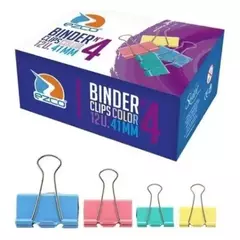 BINDER CLIPS EZCO COLOR