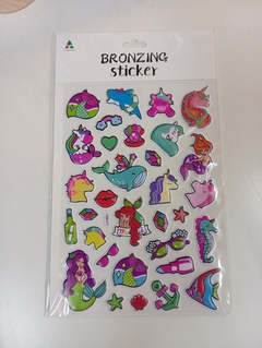 STICKERS CON GLITTER