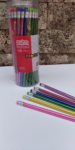 LÁPIZ GRAFITO MEMORIS GLITTER