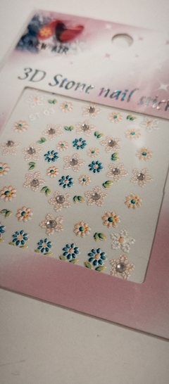 STICKERS 3D NAIL ART