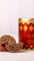 Ovo Paglia Cuore Creme de Amendoim com Cookies - comprar online