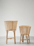 Macetero Rattan Natural Stripes