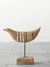 Adorno Pájaro Madera con base Marrón