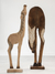 Adorno de pie Caballos Madera
