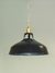 Lampara Colgante de Techo Dark Metal Negro