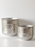 Macetero Metal Plateado Rishi