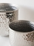 Macetero Metal Plateado Rishi - comprar online