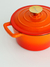 Cacerola Hierro Enlozado con Mango Feuer 18 Cm Naranja