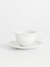 Taza de Té con Plato Porcelana Amparo 120 Ml Blanco 12 Piezas - The Voor Store - Deco & Bazar de Buenos Aires, Argentina