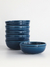 Bowls Porcelana Pantry Blue Azul 6 Piezas 16 cm