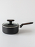 Cacerola con Mango Chef 18 cm Negro c/tapa de Vidrio Feuer