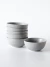 Bowl Gres 15.5cm Gris Blackly Set x 6  - comprar online