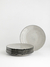 Plato Postre Porcelana Pedra Rocha Grey 6 Piezas 20,5 cm