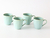 Juego Mugs y Bowls Stoneware Orgánico 10 Piezas Verde Menta en internet
