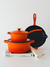 Batería de Cocina Hierro Enlozado Feuer Naranja 3 Piezas