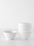 Bowl Cerámica Monaco Blanco 6 Piezas 12,5 cm