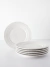 Plato Playo Cerámica Atenas Blanco 6 Piezas 26 cm en internet
