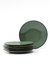 Setx6 plato de postre serena 20.5cm verde - comprar online