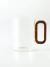 Taza mango circular simil madera 450ml nuez - comprar online